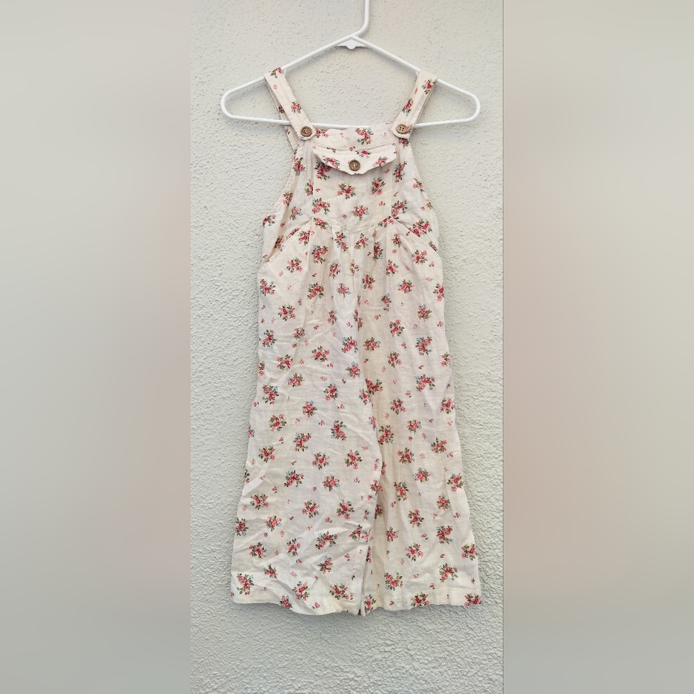 Zara Floral Kids Overalls